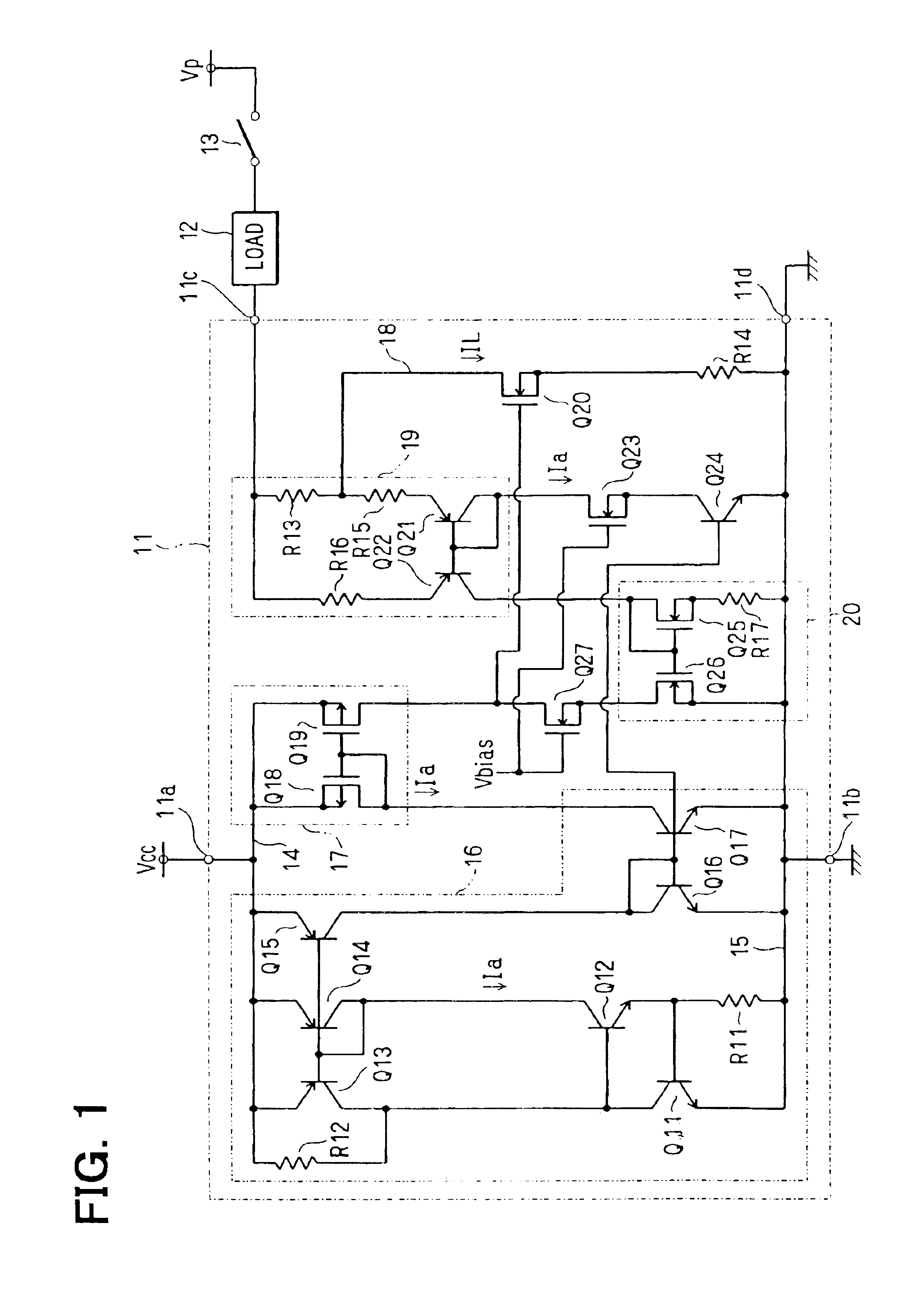 Constant current supply device