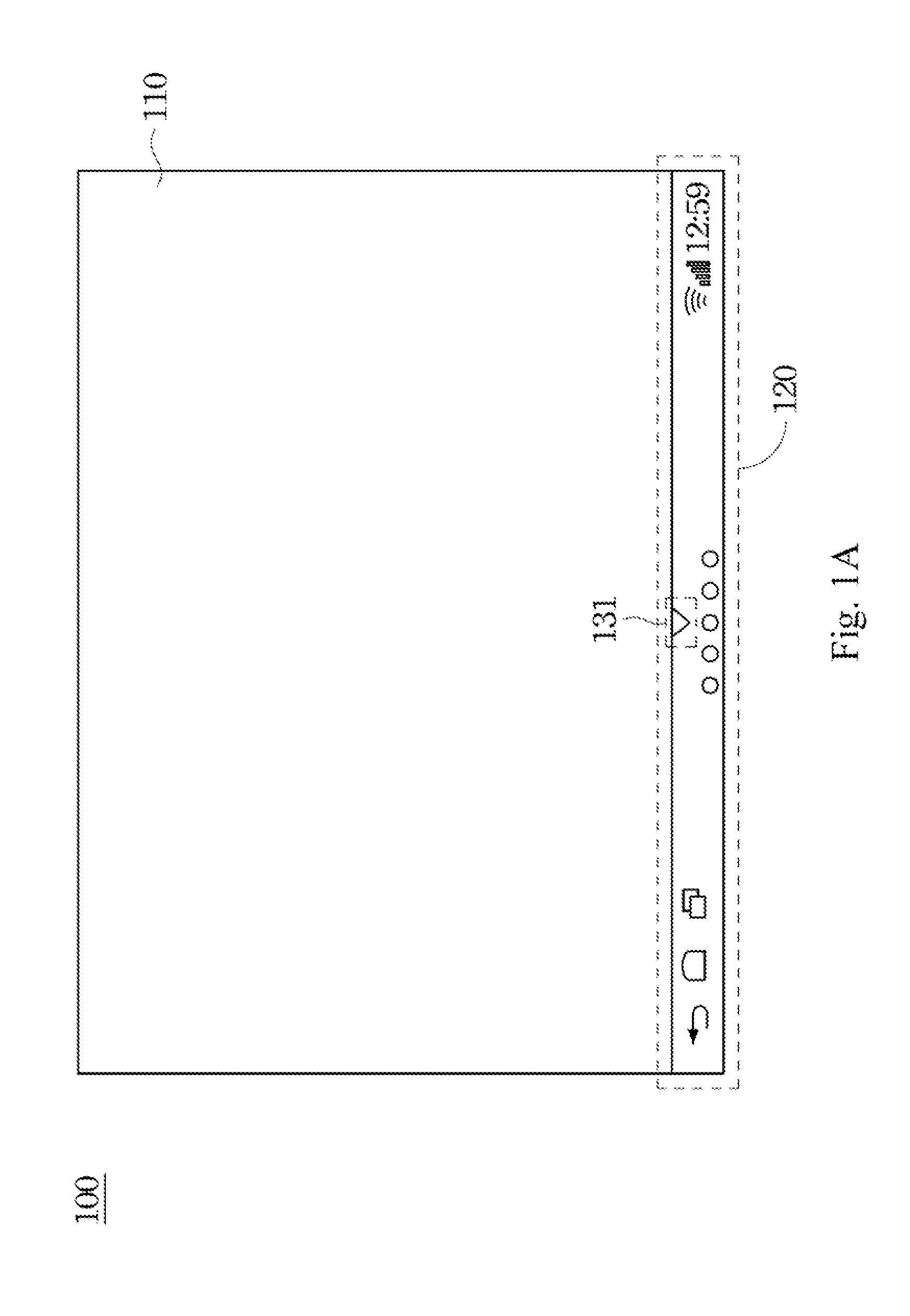 User interface, method for displaying the same and electrical device