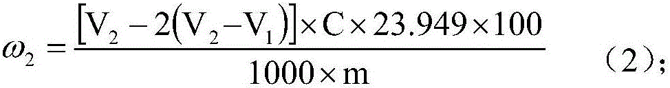 A method of detecting surface lithium of a ternary cathode material