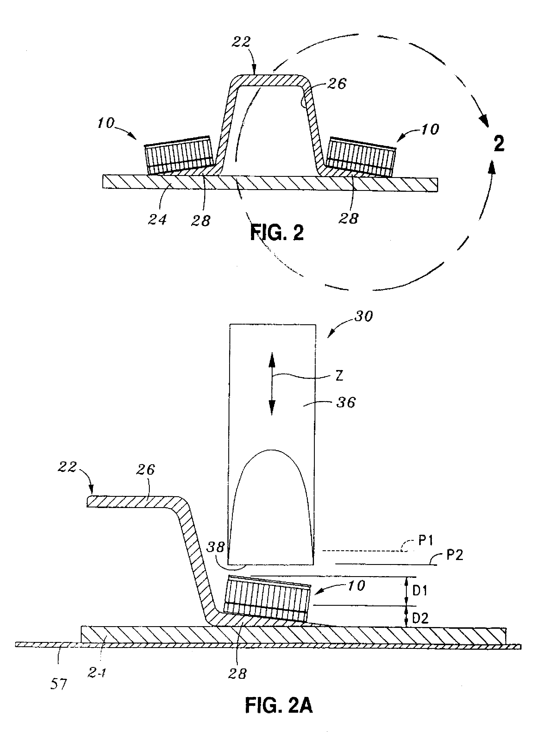 Technique for predicting over insertions for partial grids and defective Z-pins