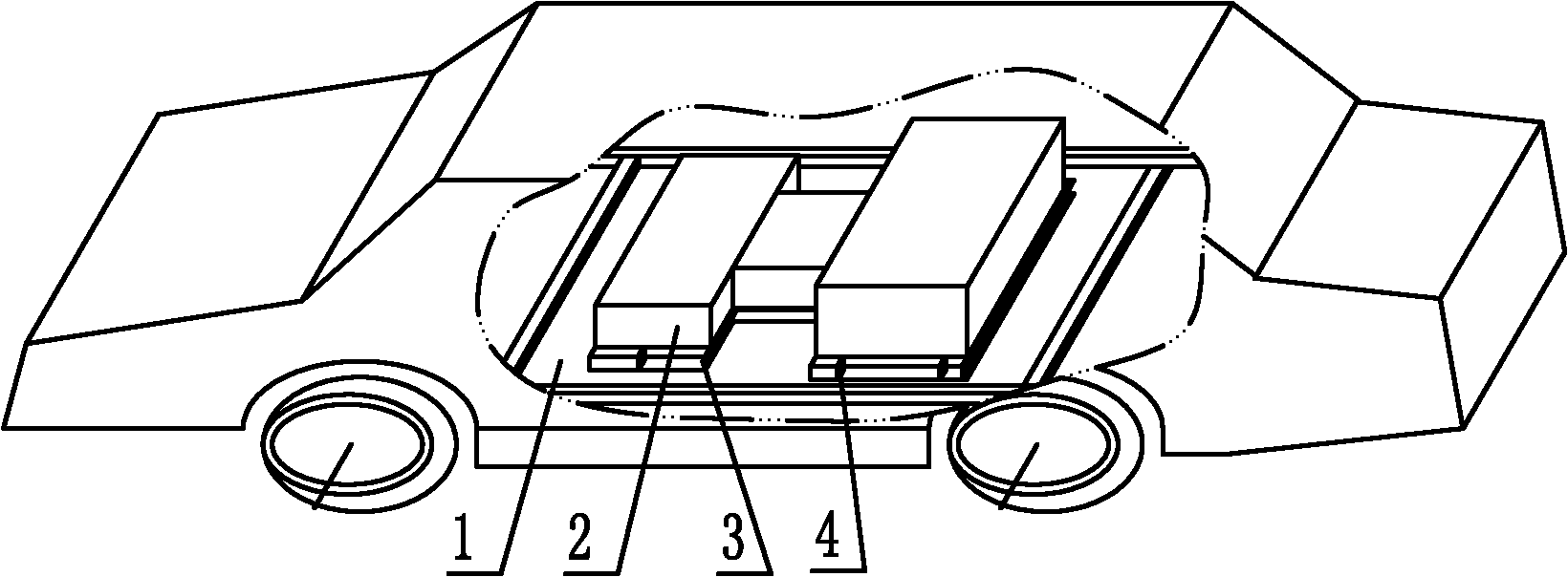 Automatic battery quick replacement system and method for electric vehicles