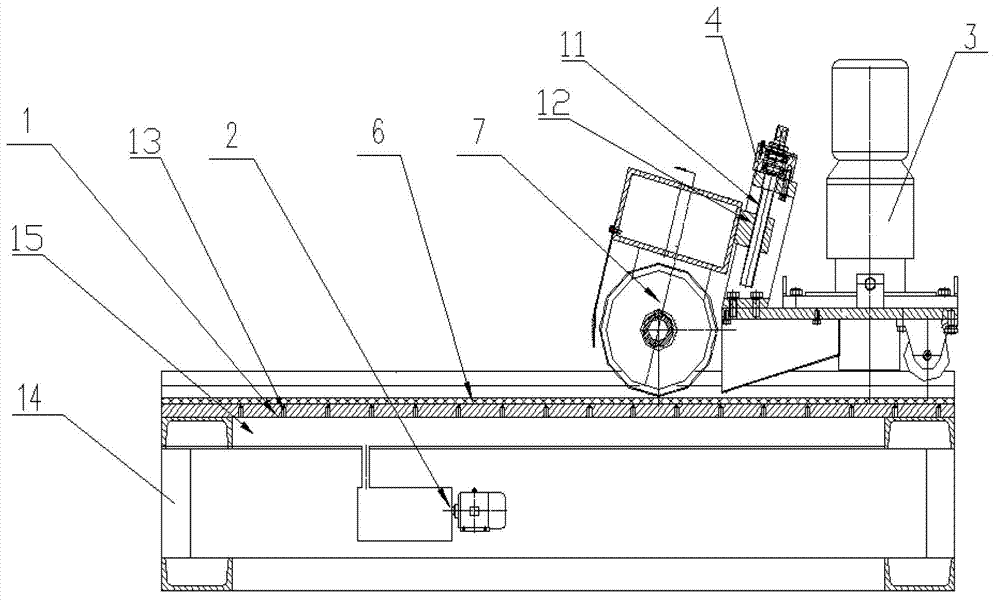 A kind of rubber plate polishing device