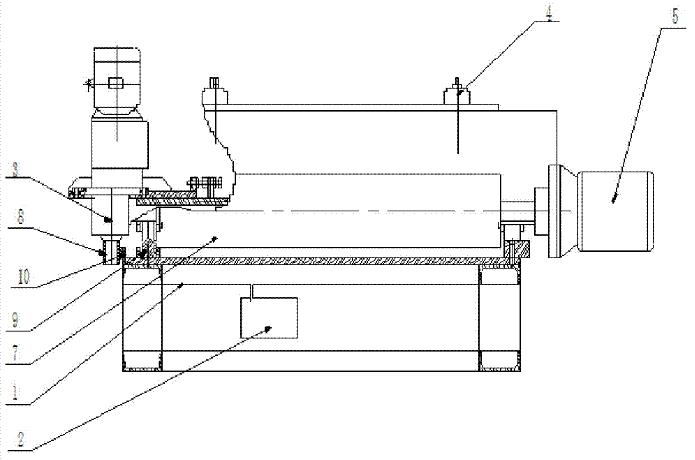 A kind of rubber plate polishing device