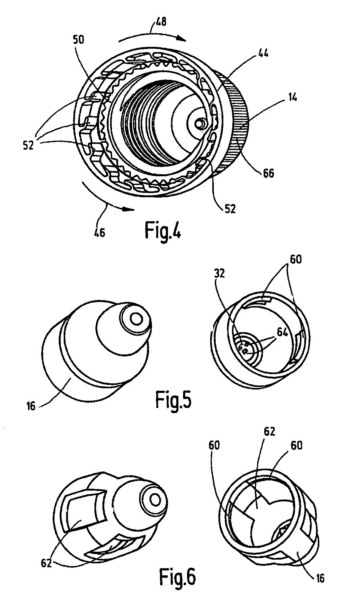 Dispensing closure with a plug-through sleeve for fixing it to a container