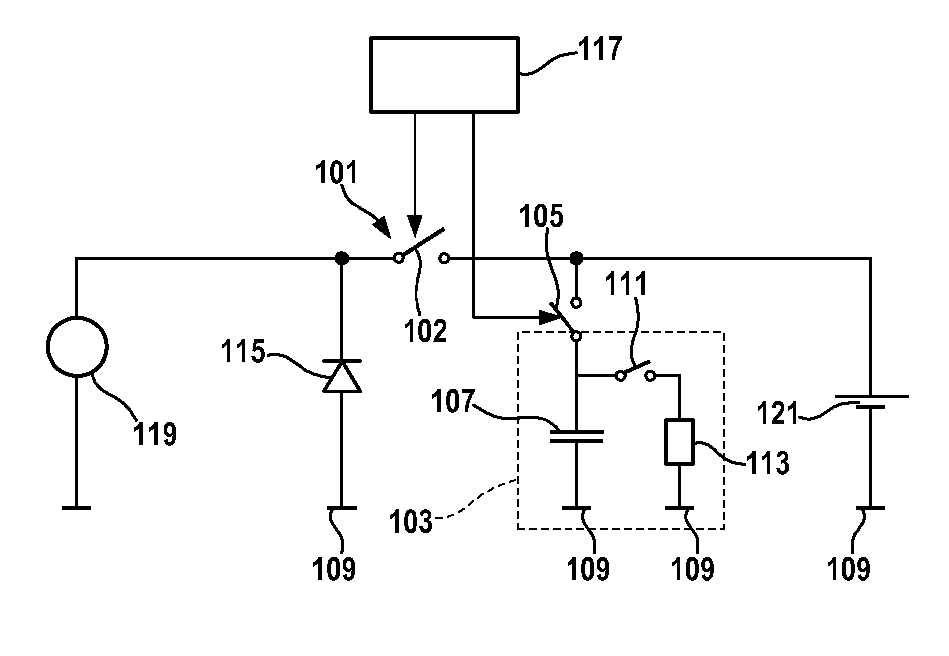 Apparatus for supplying electrical power to an electric motor