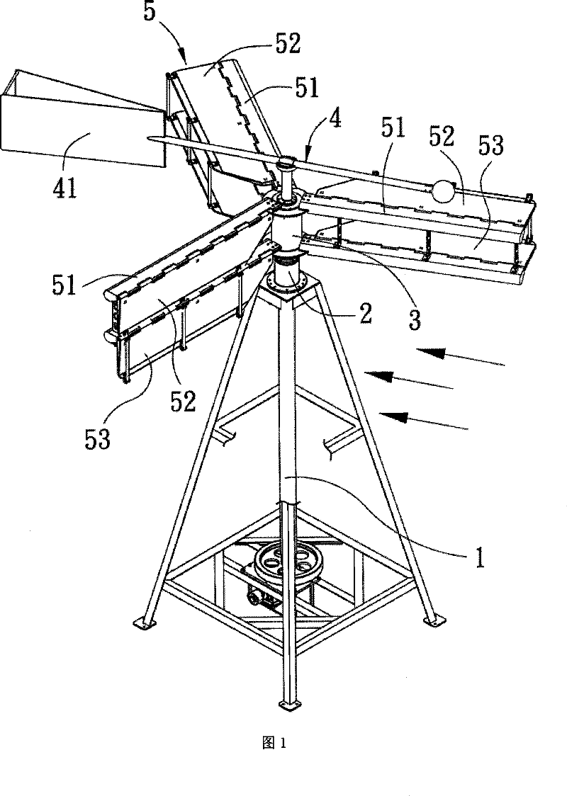 Track sail power-generating apparatus