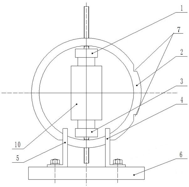 A clamping device for stress testing