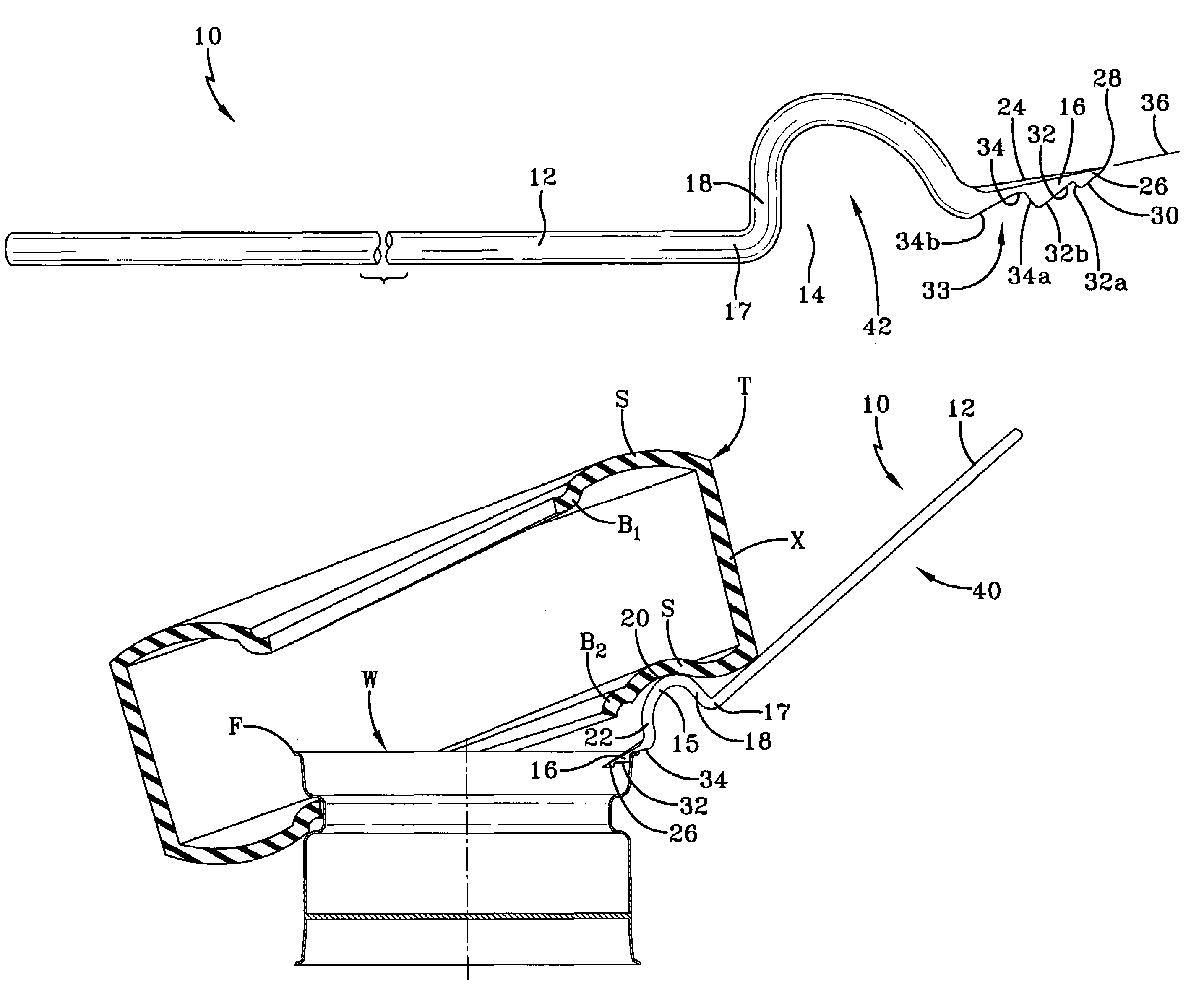 Tire demounting tool