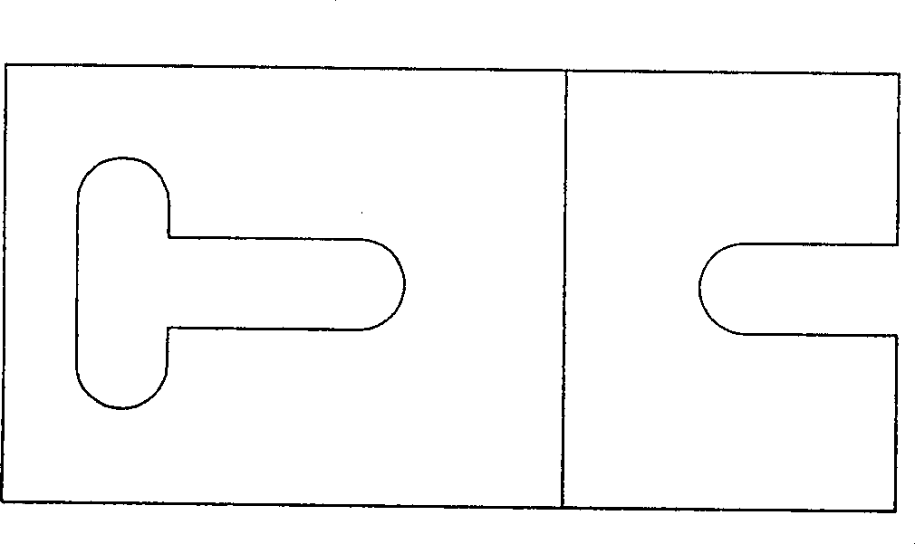 Implanted pottery-stone connector for building decorative plates, and dry-hanging installation technique thereof