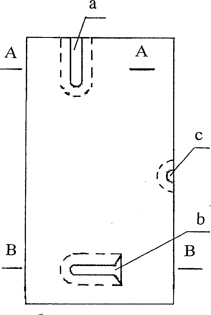 Implanted pottery-stone connector for building decorative plates, and dry-hanging installation technique thereof