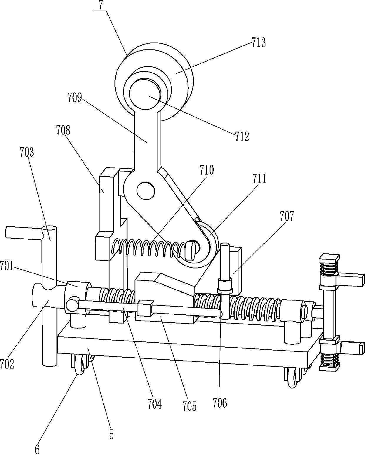 Round wood grinding and polishing equipment