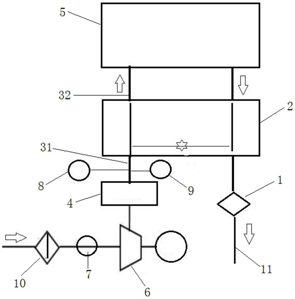 Humidifier leakage diagnosis method and fuel cell system