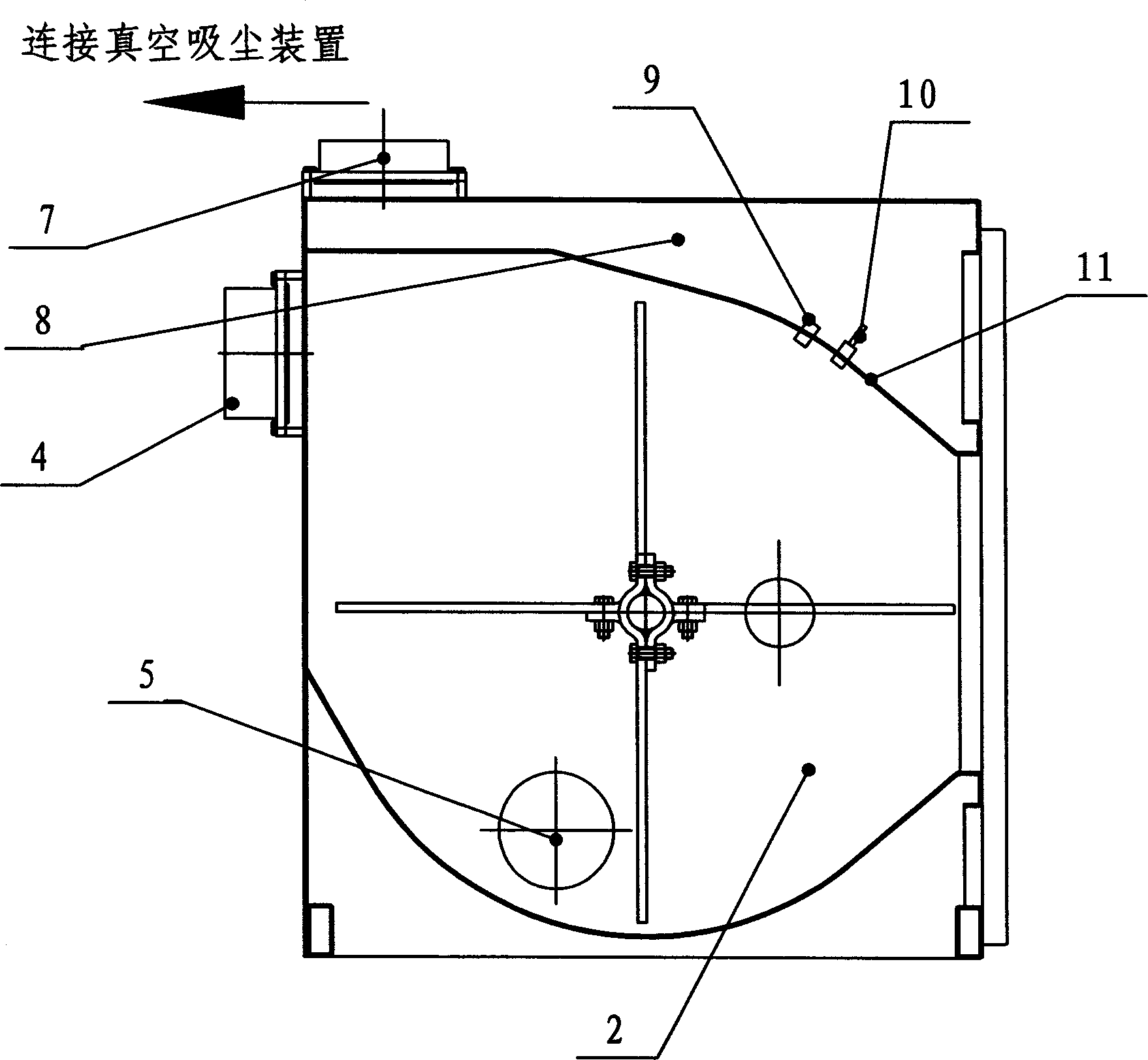 Dry-clean apparatus for light clothes