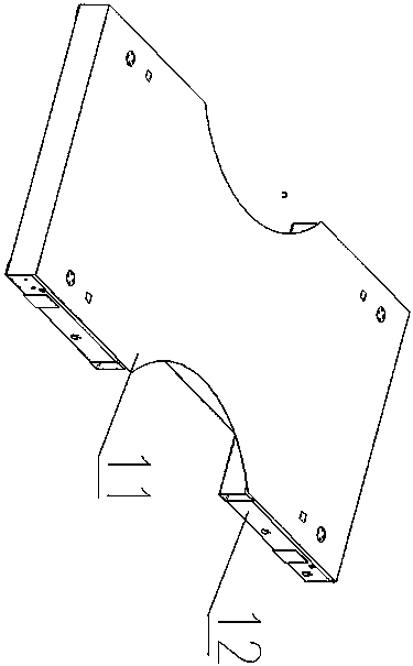 Novel intelligent three-dimensional garage AGV carrying trolley