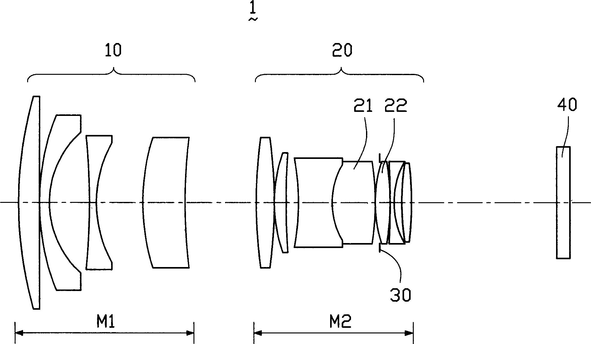 Zooming-projection camera lens