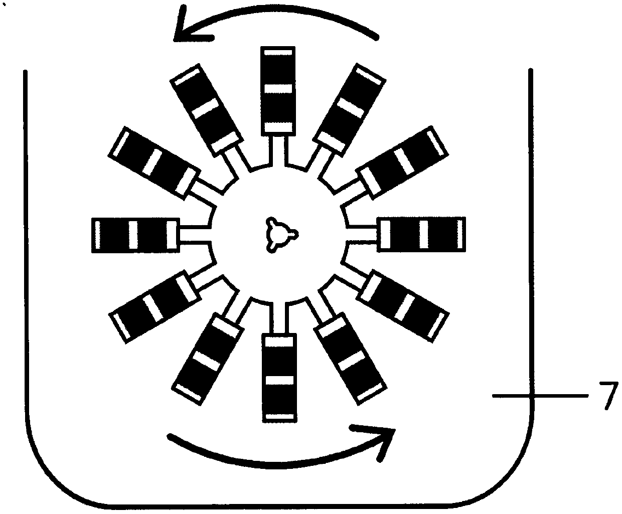 Excreta detection test disc and manufacturing method thereof