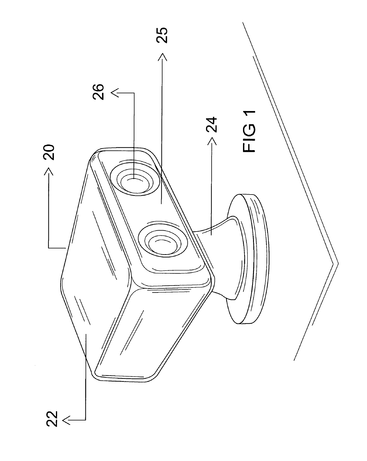 Motion stabilized spotlight