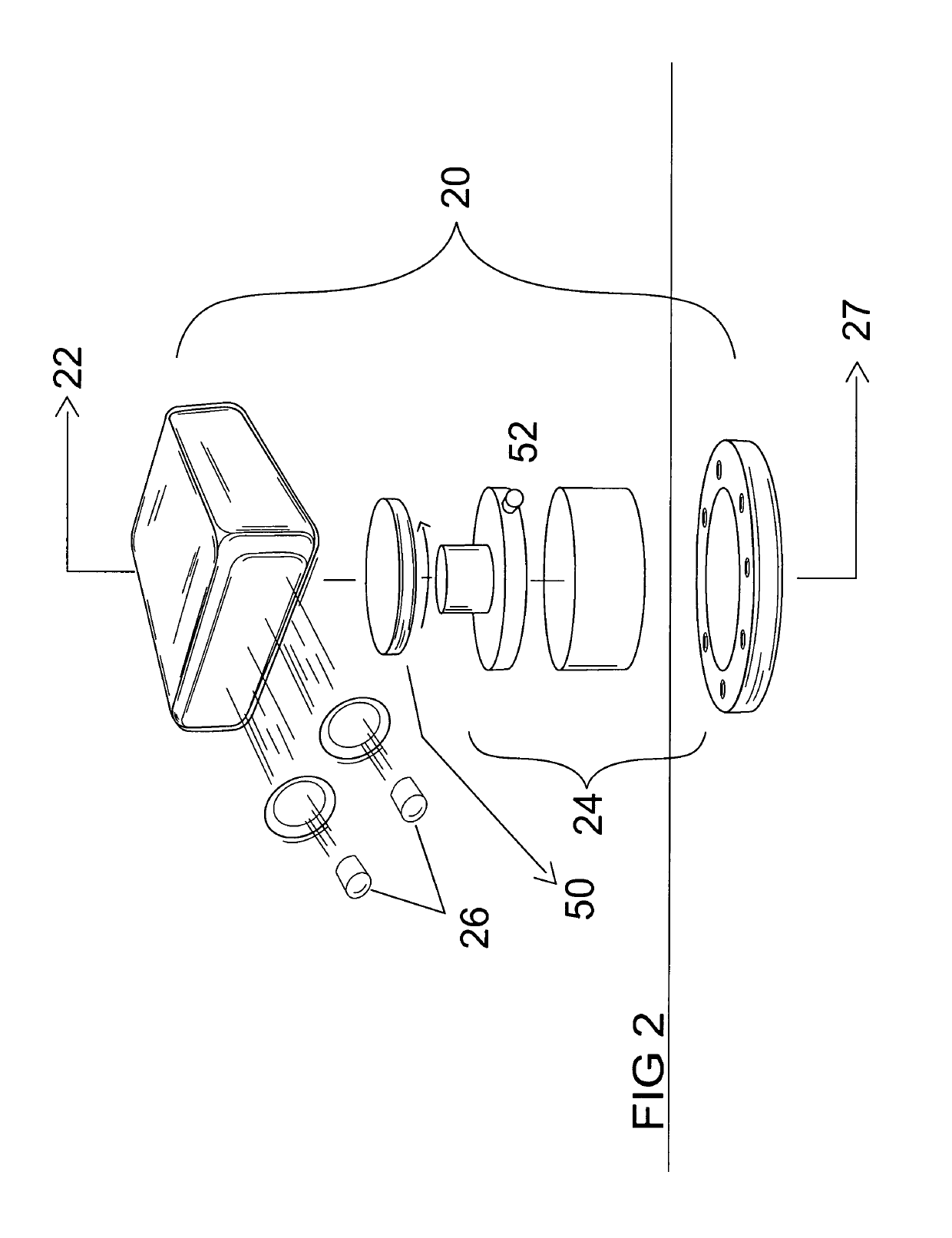 Motion stabilized spotlight