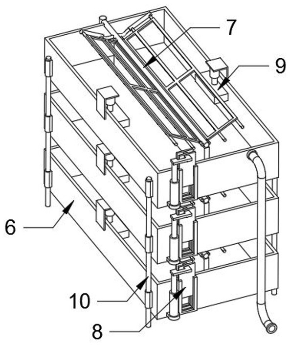 A kind of waste water treatment device and method