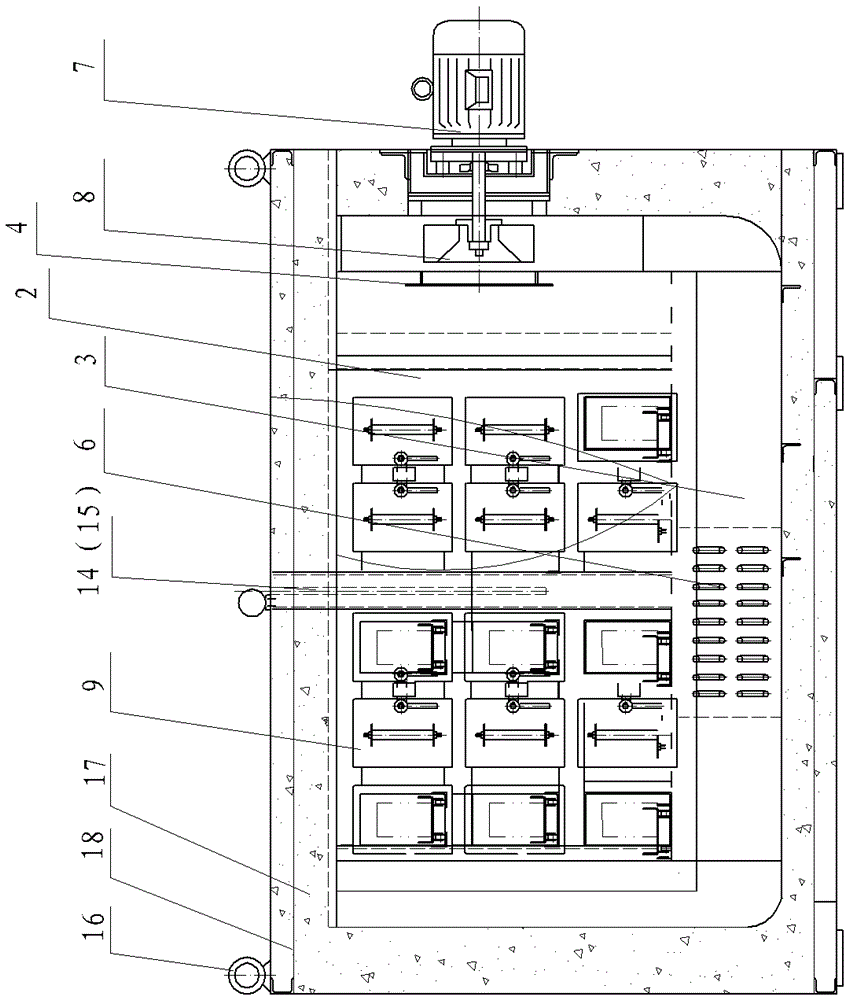 Drawer type preheating oven