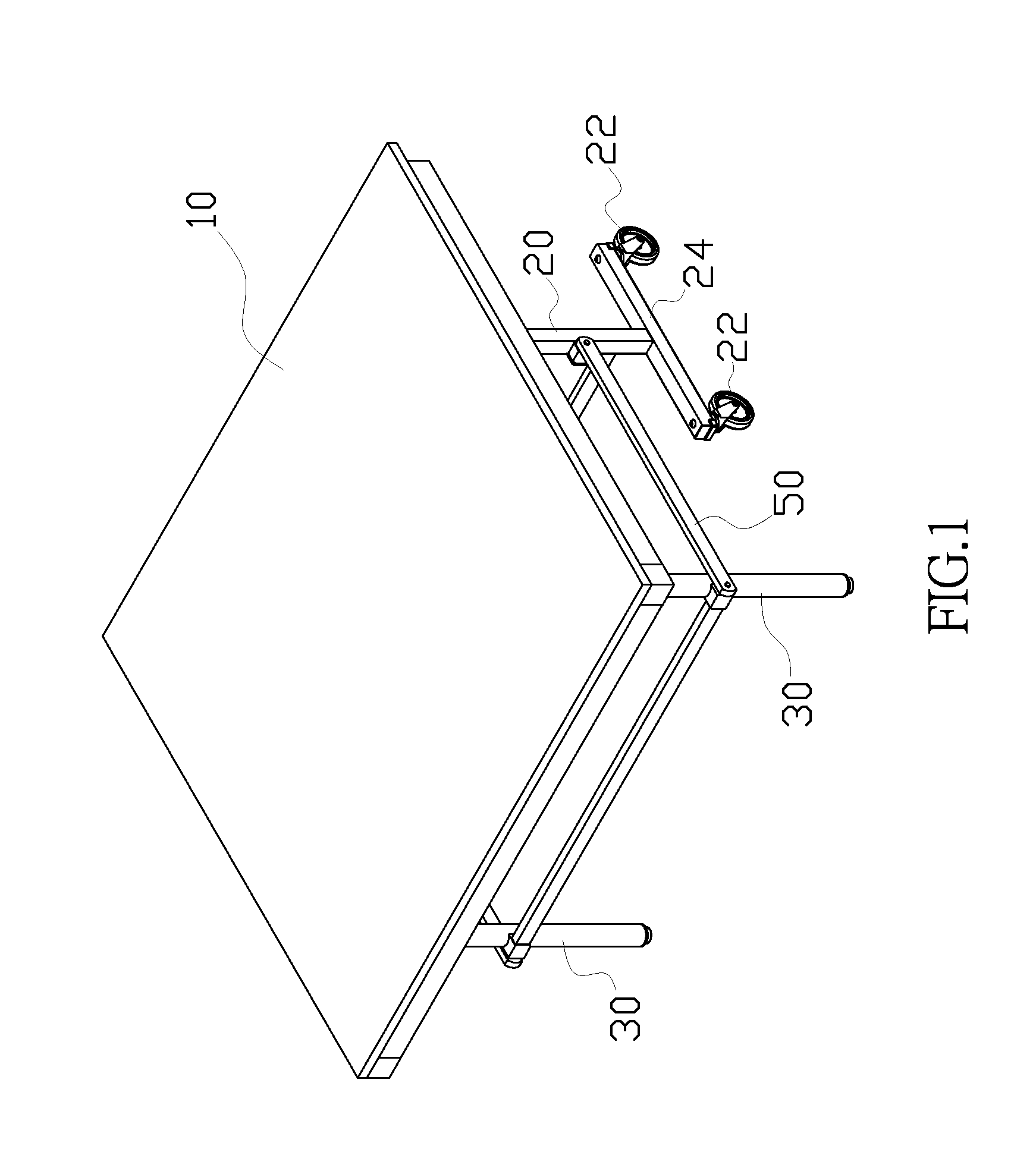 Folding assembly of table tennis table