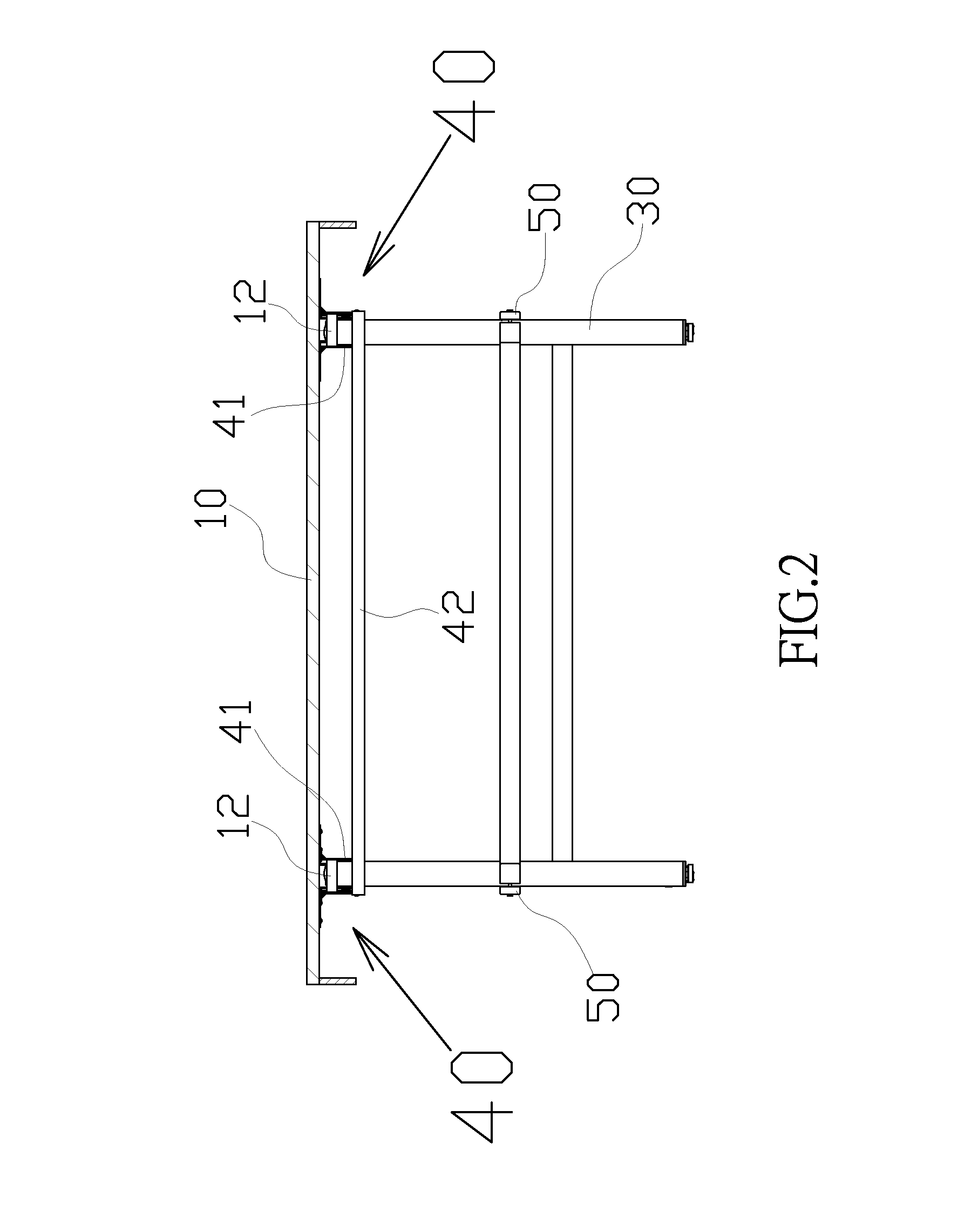 Folding assembly of table tennis table