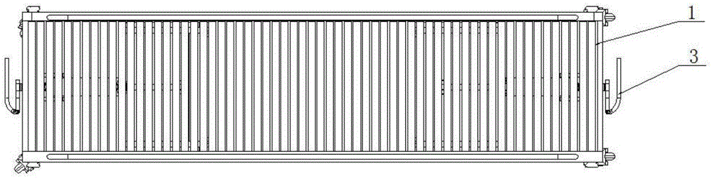 Movable lifting material rack