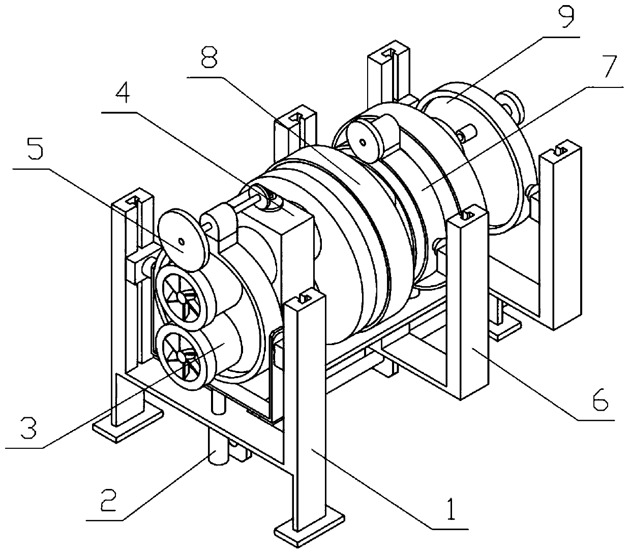 Industrial waste gas treatment and purification system based on big data