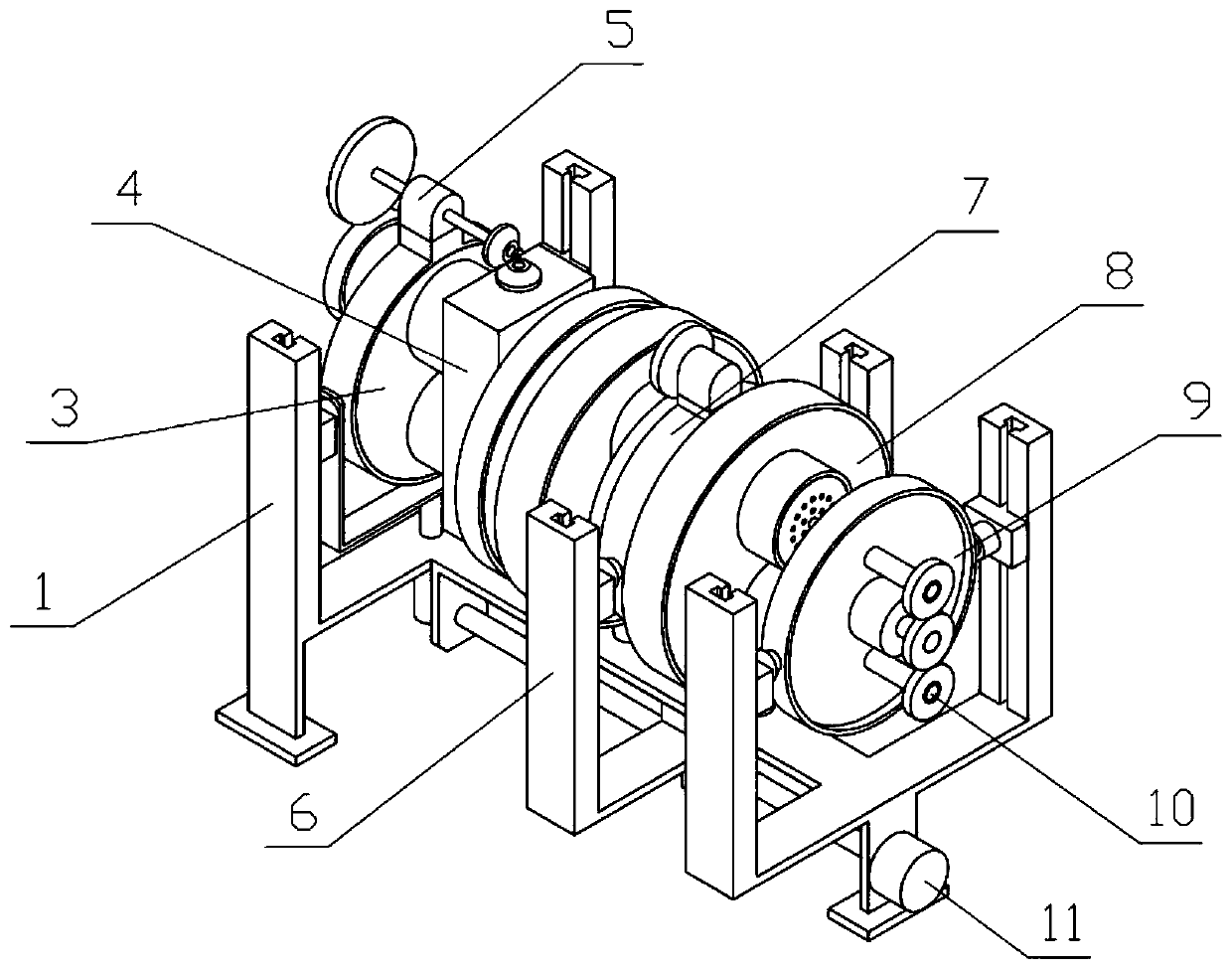 Industrial waste gas treatment and purification system based on big data