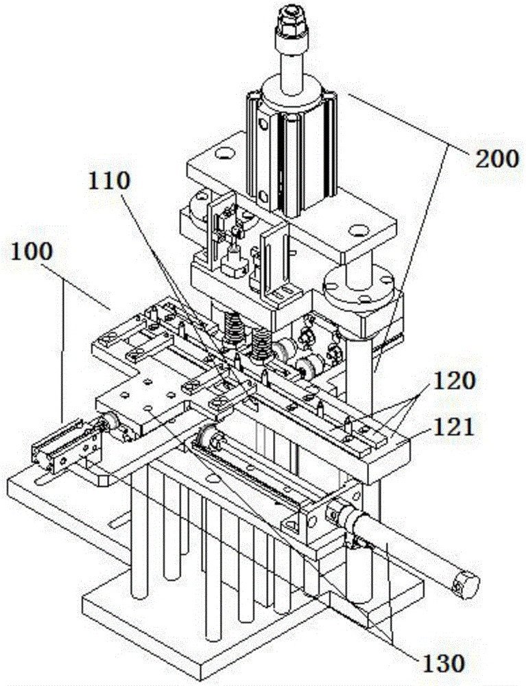 Coreless motor magnetic steel detection device