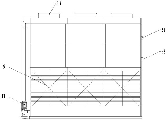 Evaporative cooler with fog eliminating function