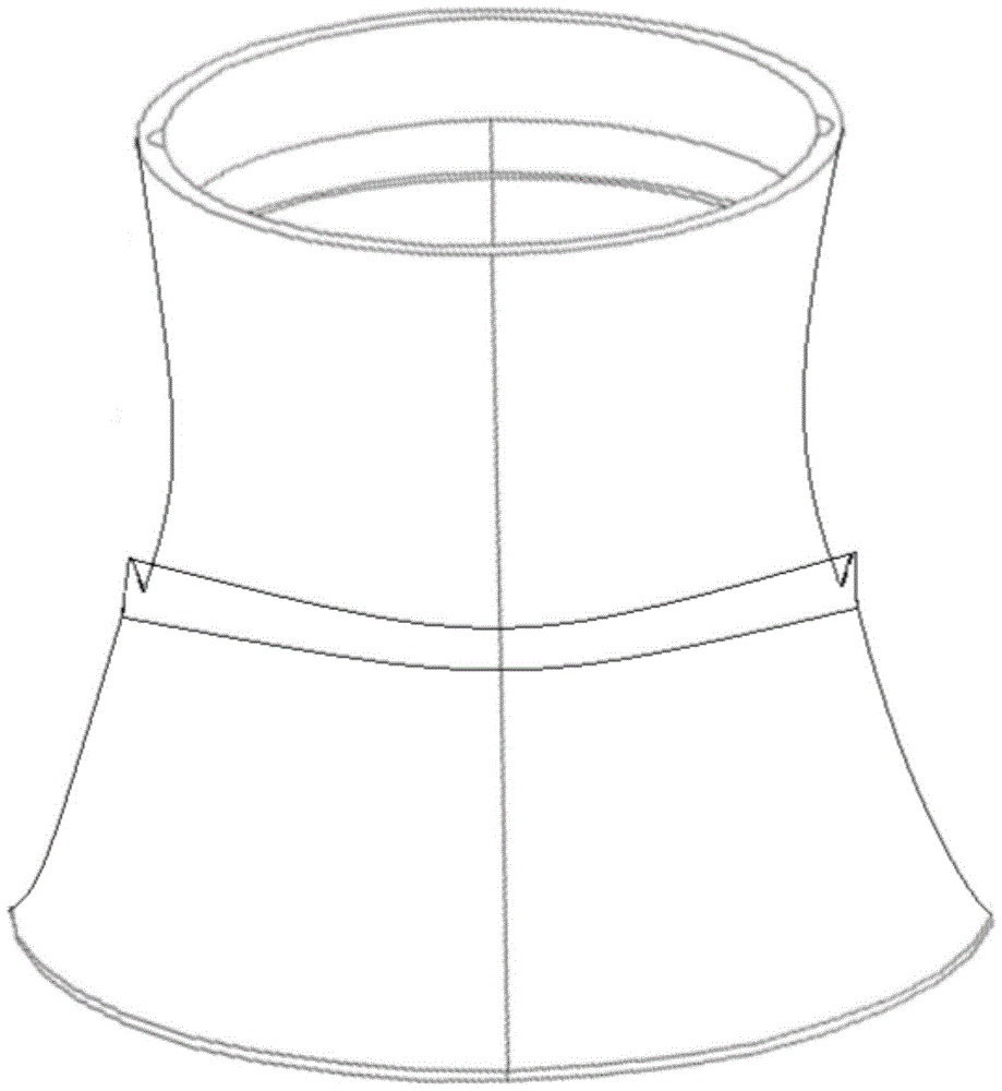 A kind of bulb lamp lamp body processing method