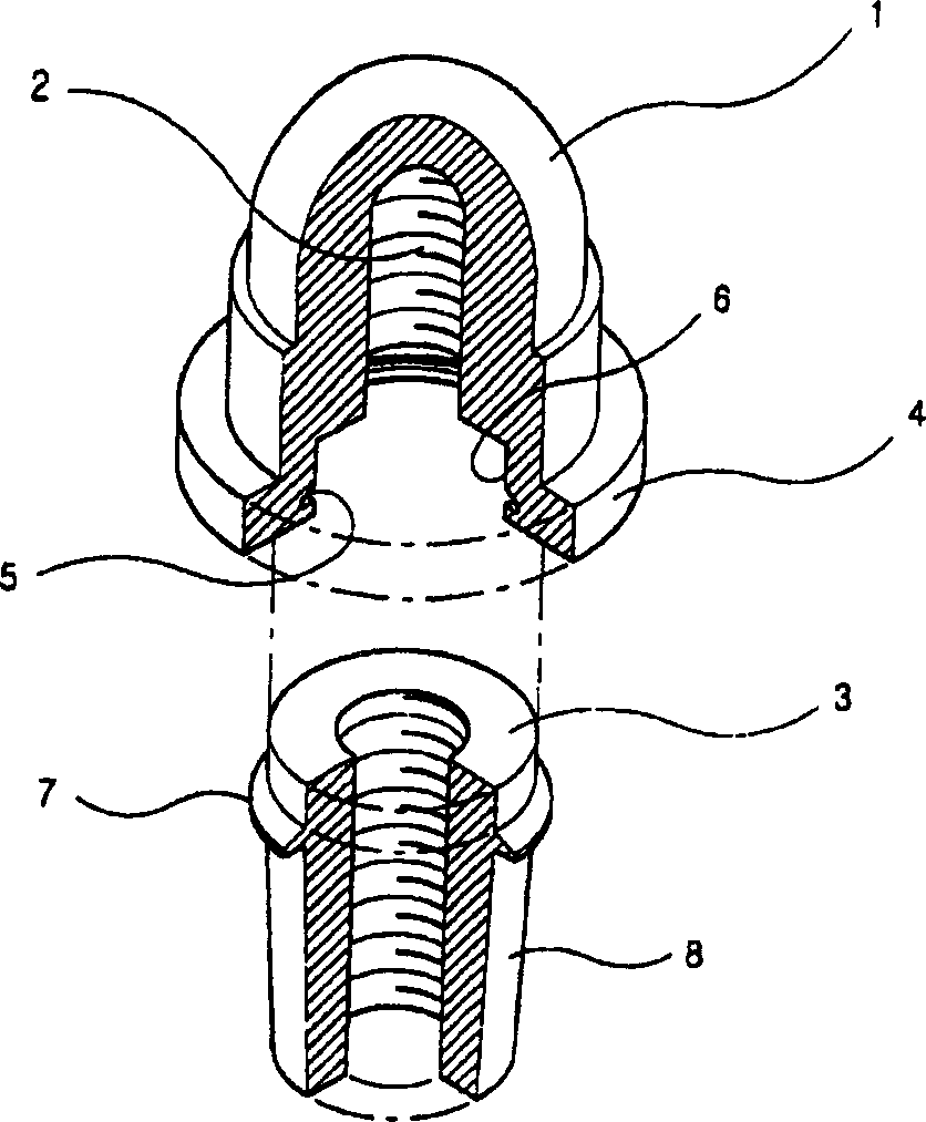 Lens fixing device for glasses without frame