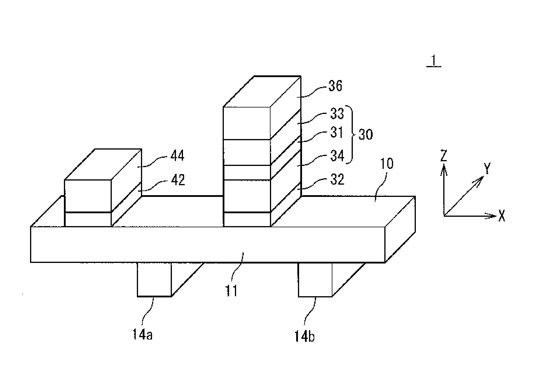 Magnetic random access memory, method of initializing magnetic random access memory and method of writing magnetic random access memory