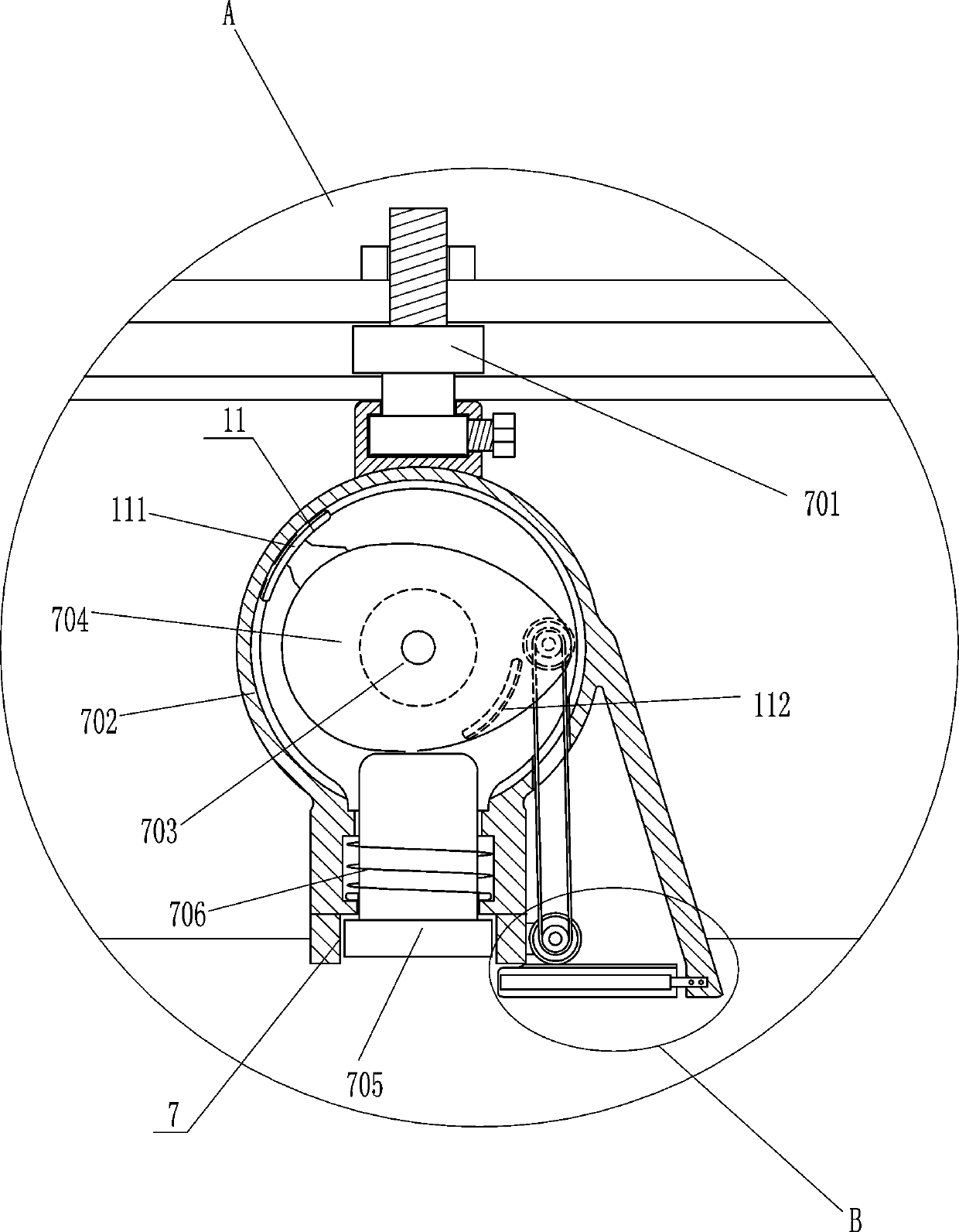 Automatic stamping machine facilitating inkpad adding