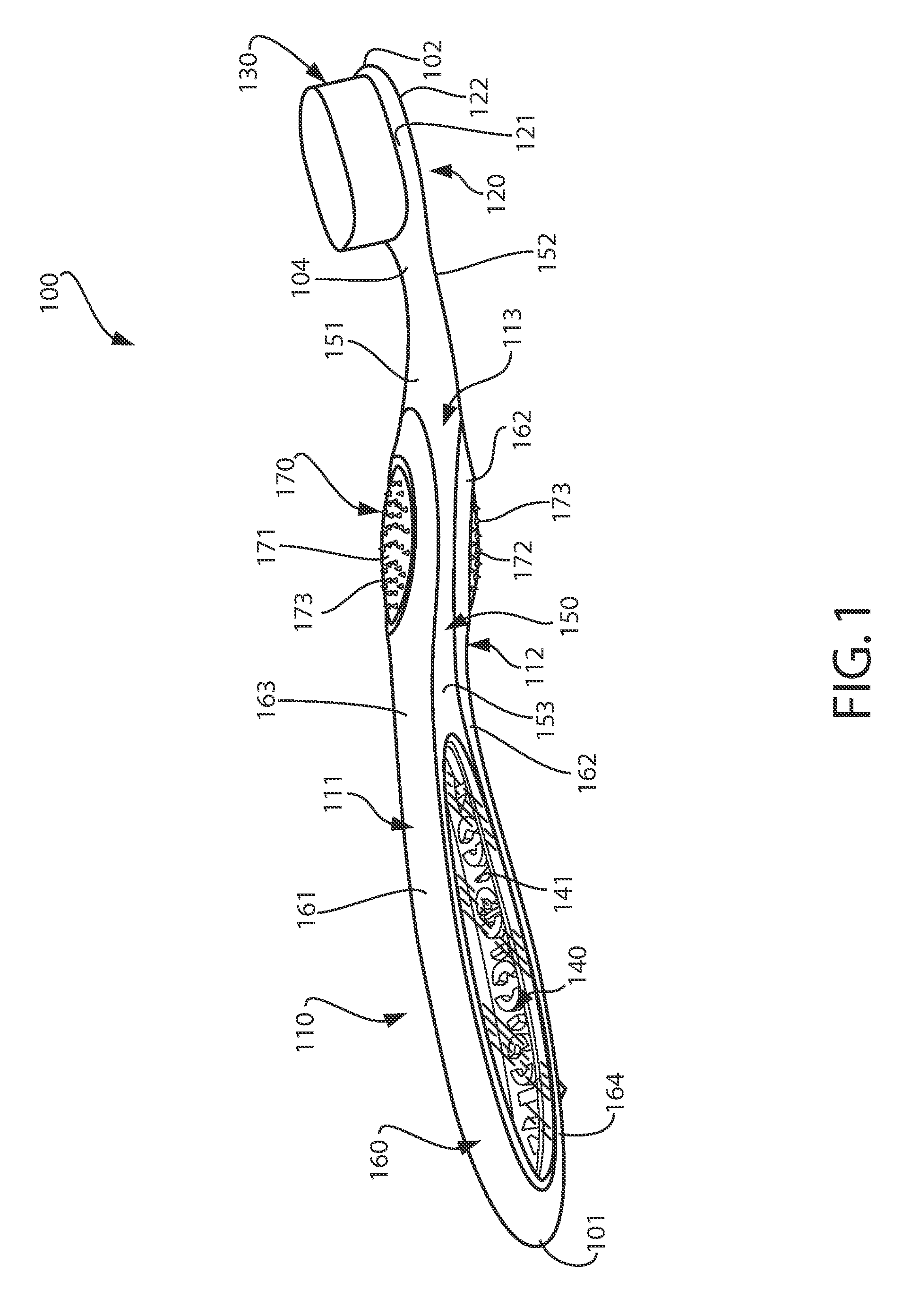 Oral care implement having multi-component handle