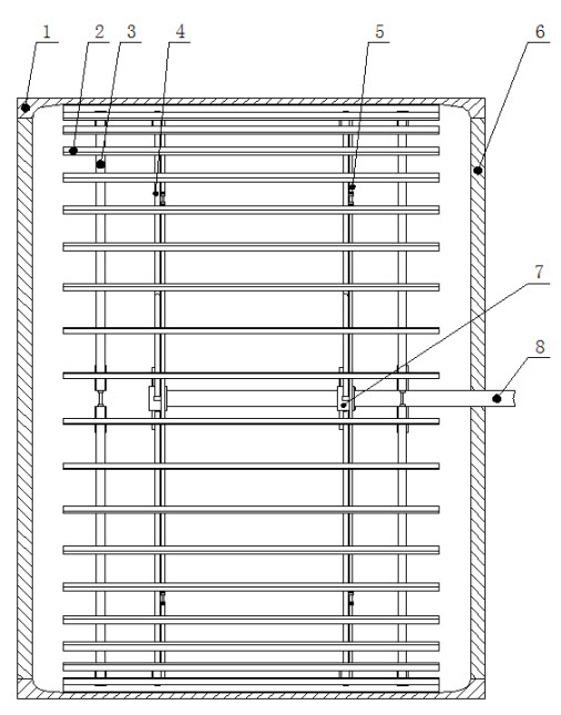 Turbulent bar structure for drying cylinder with functions of high efficiency and energy saving