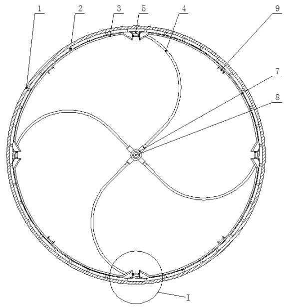 Turbulent bar structure for drying cylinder with functions of high efficiency and energy saving