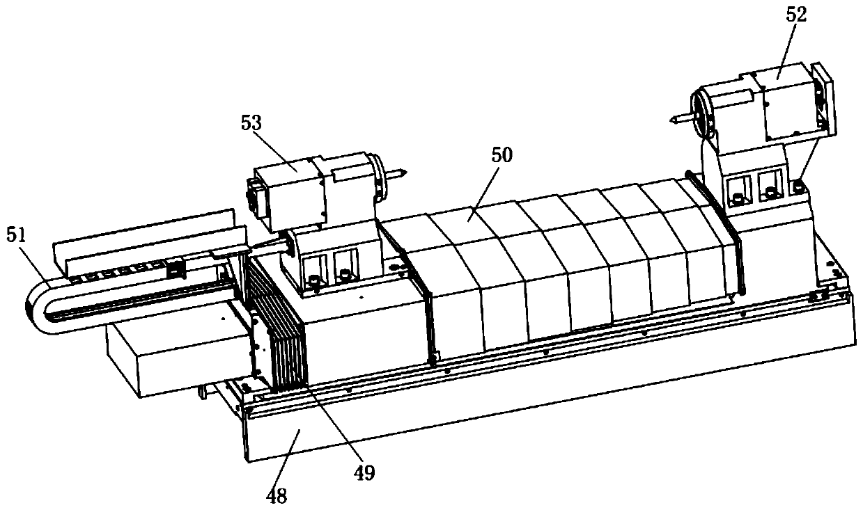 Semiconductor crystal rod Notch forming center calibration device and method