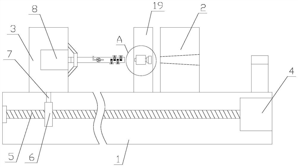 Straightening and polishing device for pipes