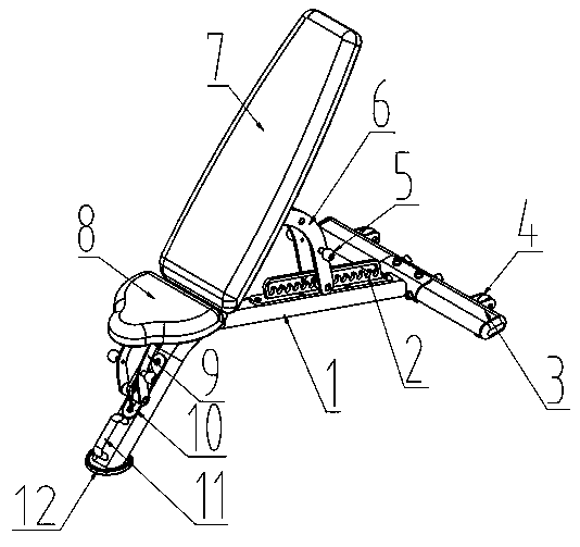 Abdominal endurance training apparatus and manufacturing method thereof