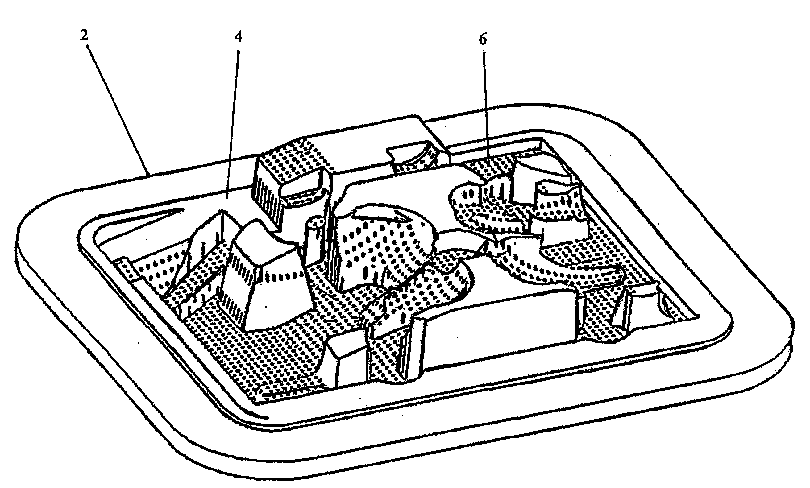 Layered manufactured articles having small-diameter fluid conduction vents and method of making same