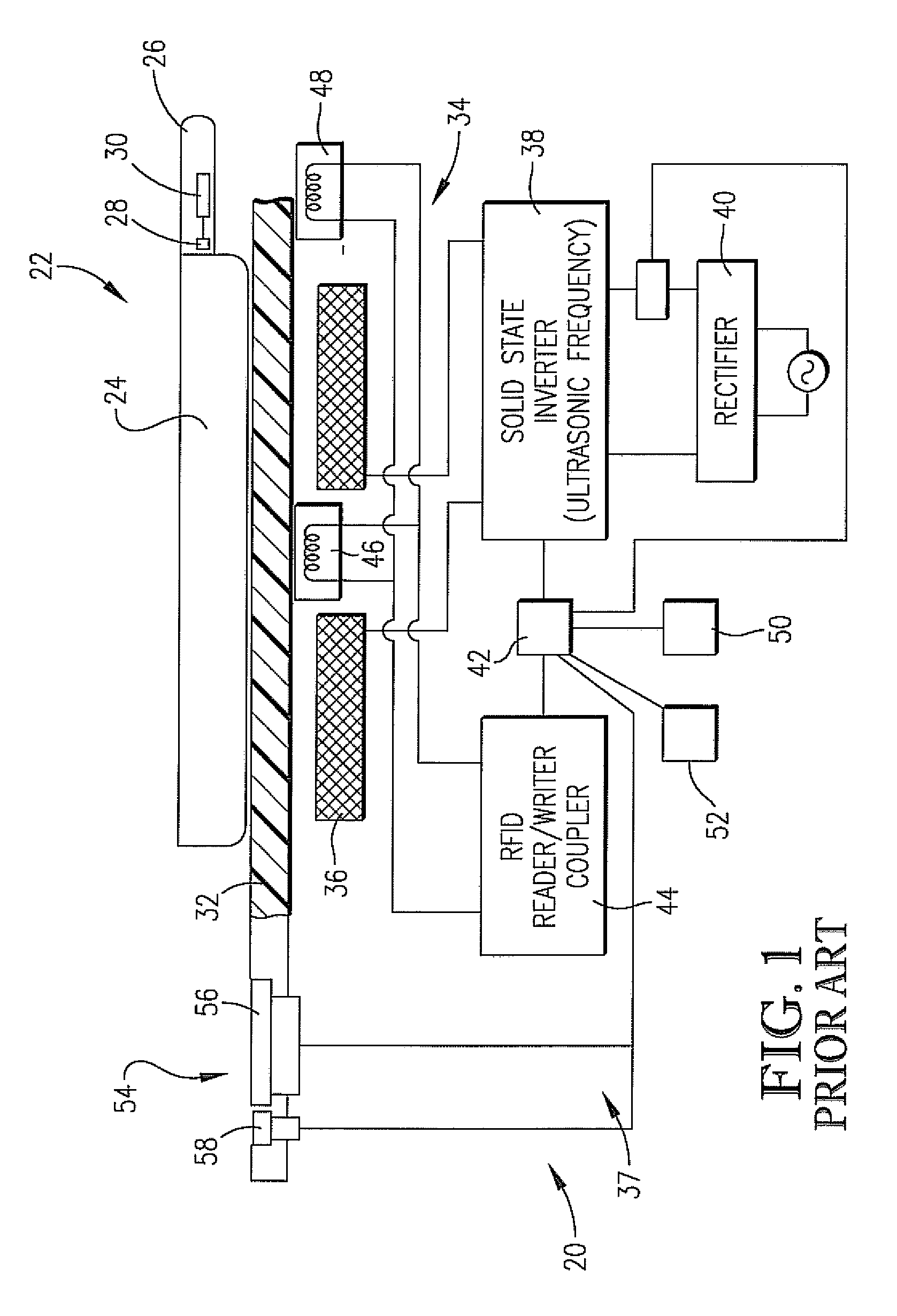 Radio frequency antenna for heating devices