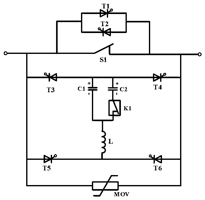 Fast DC switch and control method thereof