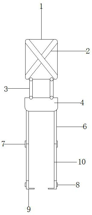 Action control system for lower-limb auxiliary instrument