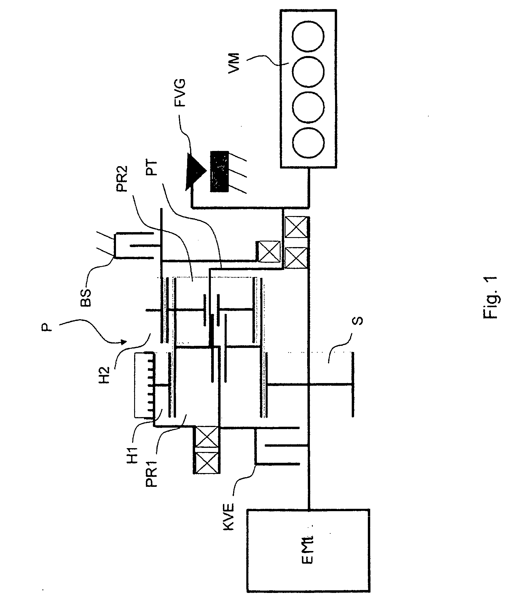 Auxiliary Unit Drive for a motor vehicle