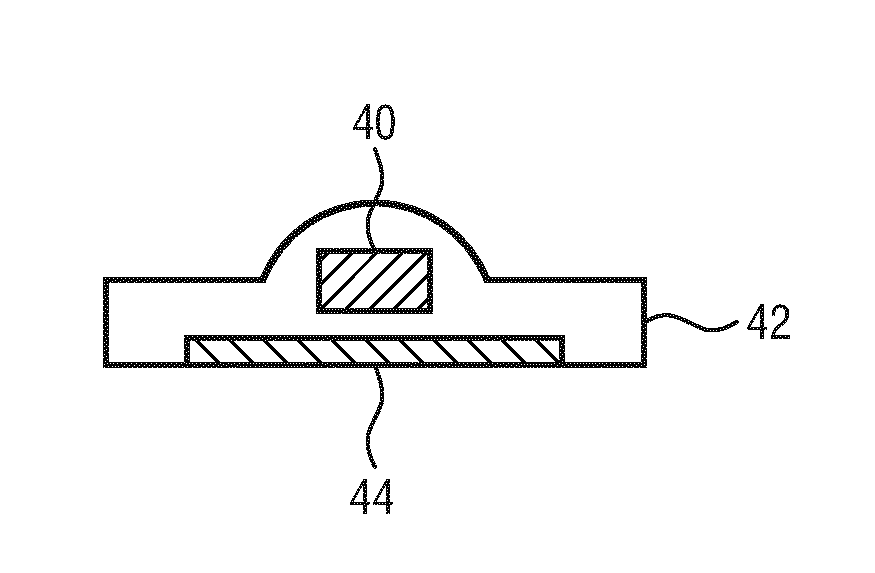 Device and method for determining and/or monitoring the respiratory effort of a subject