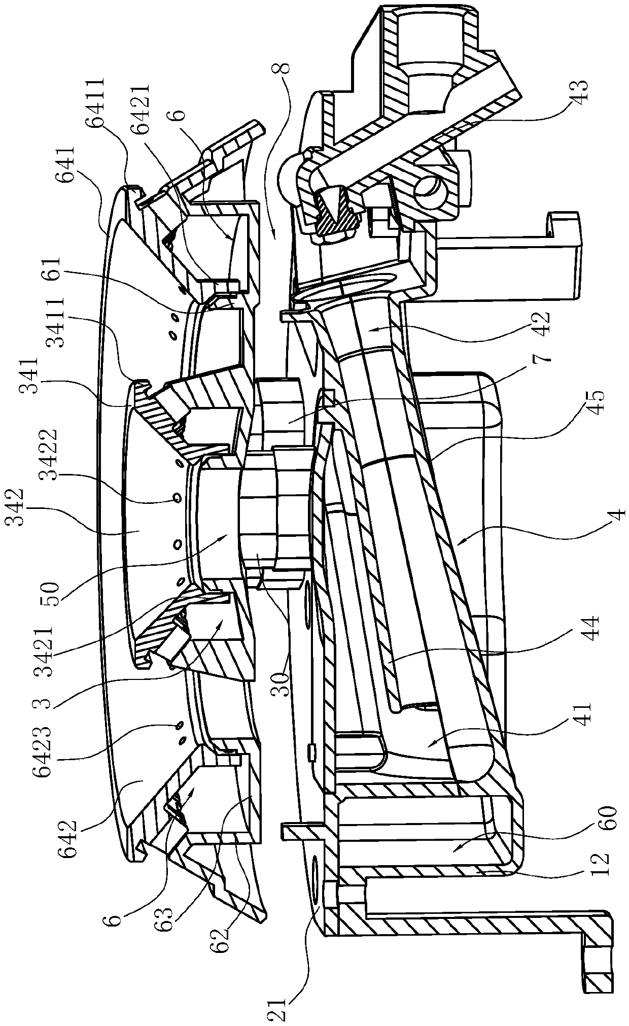 Upper air inlet combustor