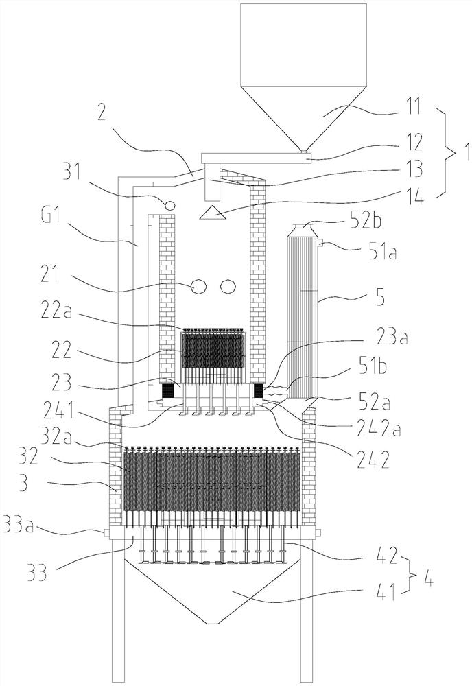 Energy-saving circulating system for sand-to-sand heat exchange grinding