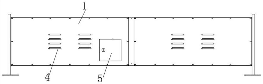 Bus LED lamp panel